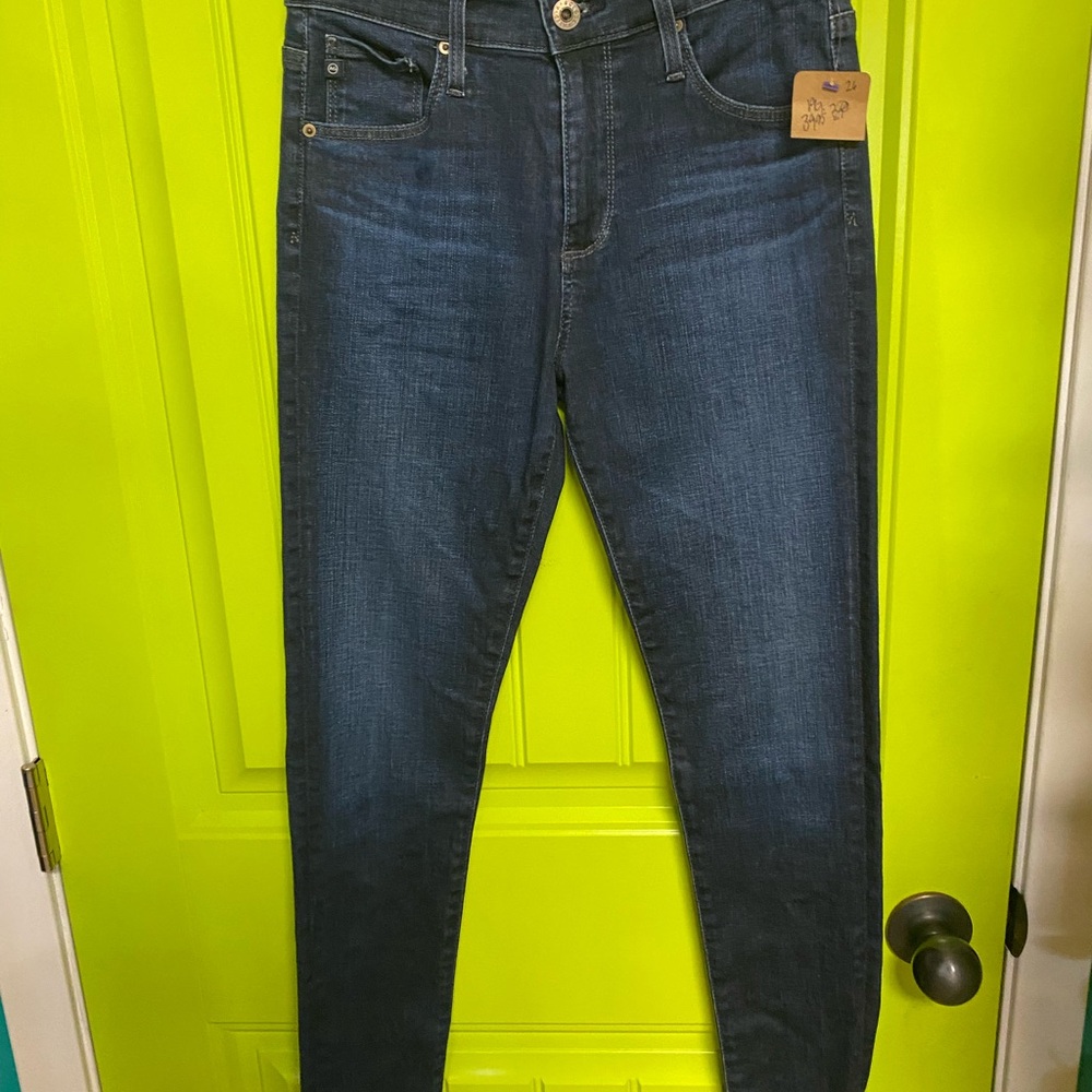 AG Adriano Goldschmied Dark Blue Skinny Jeans